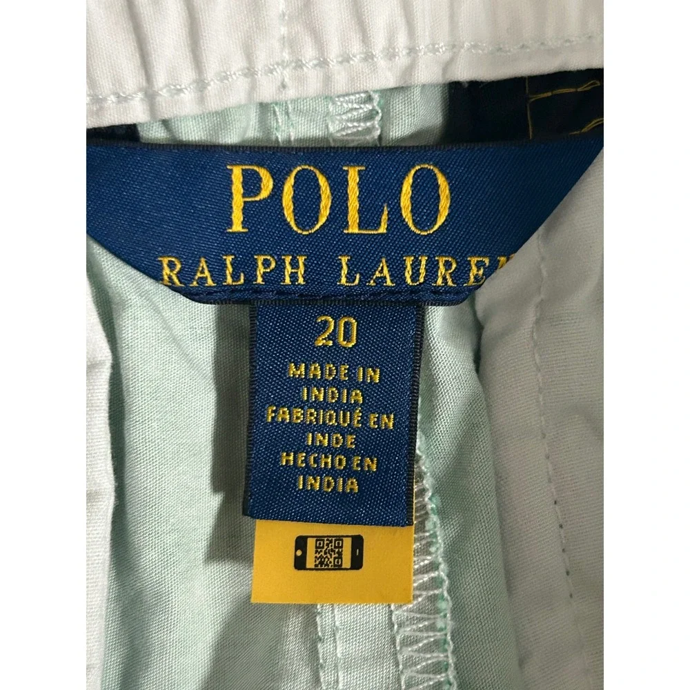 NEW Polo Ralph Lauren Boys Size 20 Modern Nautical Marsh Stripe Shorts